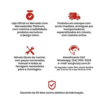 Bancada Cozinha Gourmet Ditália Com 2 Banquetas Preto