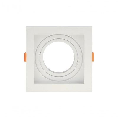 Spot Recuado De Embutir Quadrado Móvel Ar 111 Branco Taschibra