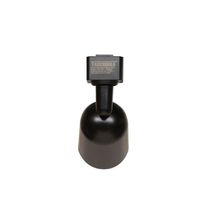 Spot Led Taschibra Direct Para Trilho Mr16 6w Preto Bivolt 3000k Luz Quente