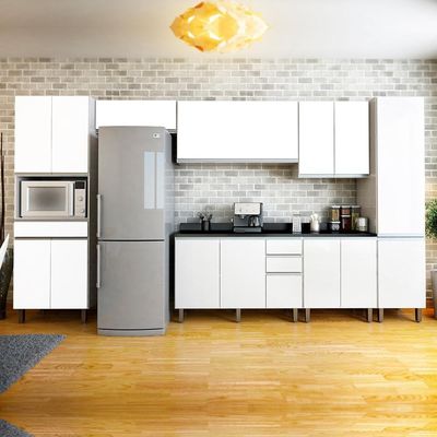 Cozinha 7 Peças Top Class Batrol Branco Branco