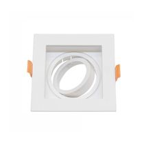 Spot Recuado De Embutir Quadrado Móvel Par30 Branco Taschibra