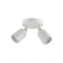 Spot De Led Direct Duplo Mr16 Circular 8w Branco Taschibra 6500k Luz Fria