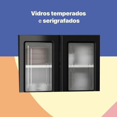 Cozinha Compacta Aço Topázio 3pçs Branco Preto