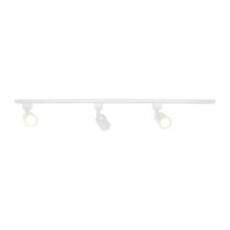 Kit Trilho 1 Metro C/ 3 Spot Taschibra Mr16 Gu10 3000k Branco