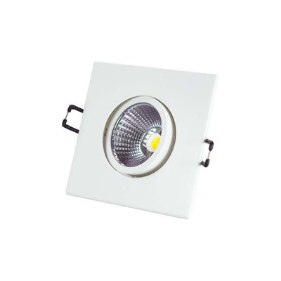 Spot Led Taschibra Embutir Quadrado Tsql 405 5w Alumínio 6500k Luz Fria