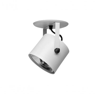 Spot De Sobrepor Direcionável Cannon Ar111 Redondo Taschibra Branco