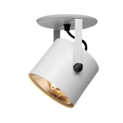 Spot De Sobrepor Direcionável Cannon Ar111 Redondo Taschibra Branco