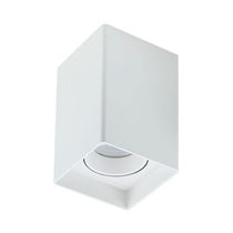 Spot De Sobrepor Taschibra Look Mr16 Quadrado Direcionável Branco