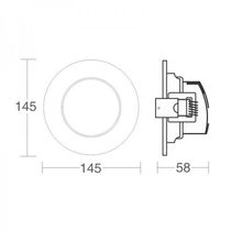 Kit 3 Spot De Led Embutir Alltop Par30 Redondo 10w Bivolt Taschibra 6500k Luz Fria
