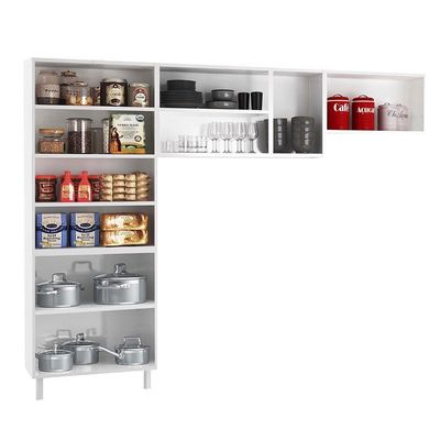 Cozinha De Aço Compacta Star New Branco 3 Peças