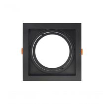 Spot Recuado De Embutir Quadrado Móvel Ar 111 Preto Taschibra