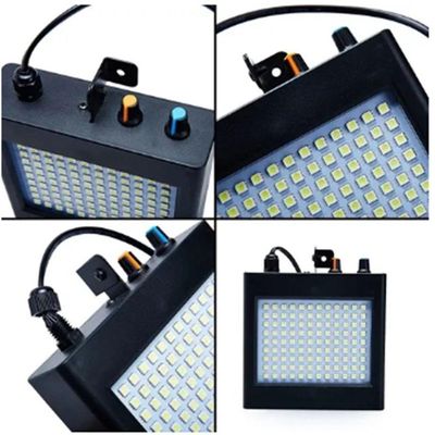 Jogo De Luz Strobo 108 Leds Rgb 25W Resenhas E Bares
