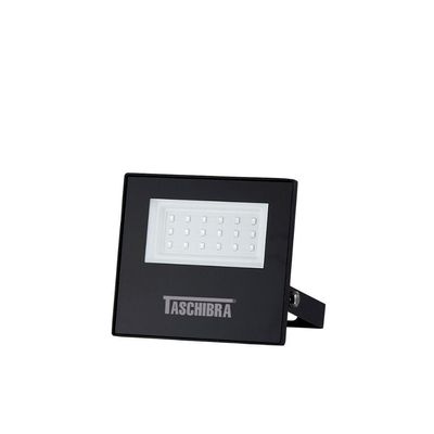 Refletor Tr Led 20w Slim Preto - Taschibra 3000k (amarela)