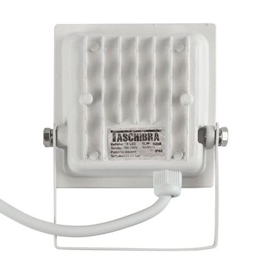 Refletor Taschibra Led Tr Slim 20W Luz Verde Branco Bivolt Bivolt