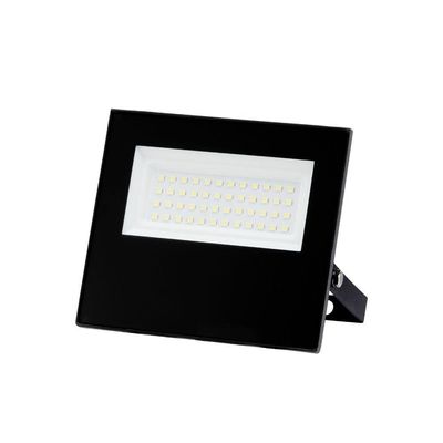6 Refletores Taschibra Led Tr Slim 50w 6500k Preto Autovolt Preto