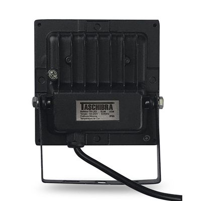 Refletor Taschibra Led Tr Slim 30W Luz Branco Quente 3000K Preto Bivolt Bivolt