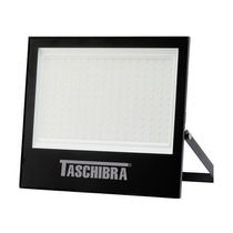3 Refletores Taschibra Led Tr Slim 150w 6500k Preto Autovolt