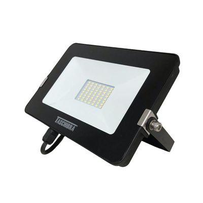 Refletor Taschibra Led Tr Slim 30W Luz Verde Preto 110V Bivolt