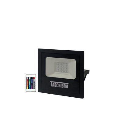Refletor Tr Led 20w Rgb - Taschibra Preto
