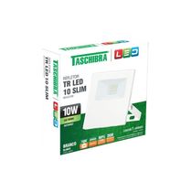 Refletor Tr Led 10w Slim Branco - Taschibra Verde