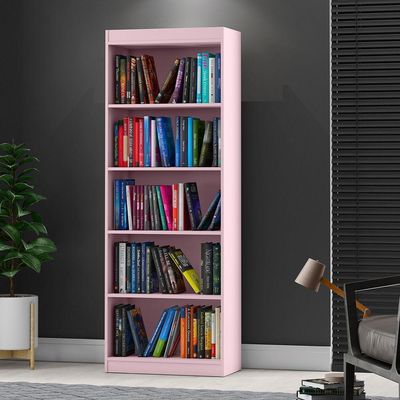 Estante Multiuso Livreiro 5 Prateleiras Rosa Patrimar