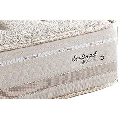 Cama Box Casal + Colchão Scotland Herval + Guarda Roupa Master Vip 8.4 Branco