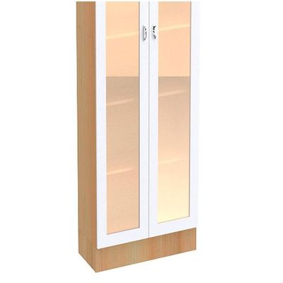 Paneleiro Ditália Denver 2 Portas Vidro Rv/branco Cd-386