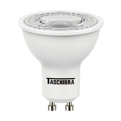 Lâmpada Led Dicroica Mr16 Tdl 25 4w Taschibra Bivolt 2700k Luz Quente