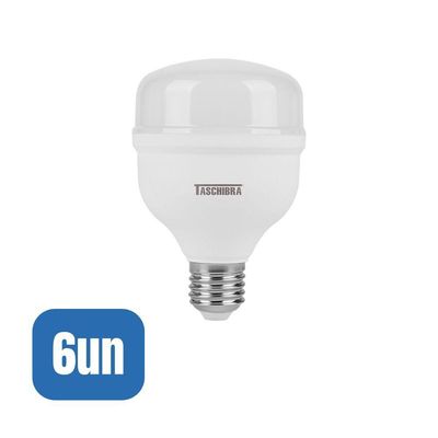 6 Lâmpadas High Led Tkl 110 20w - Taschibra 6500k (branca)
