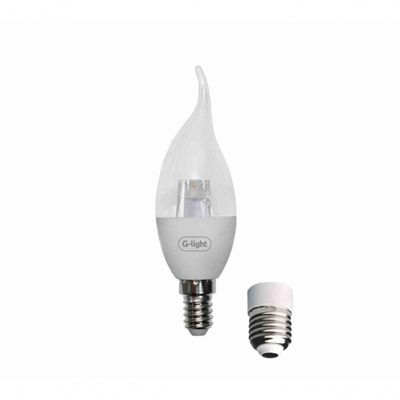 Lâmpada G-Light Chama Vela Clara Led C35 4W 3000K Autovolt