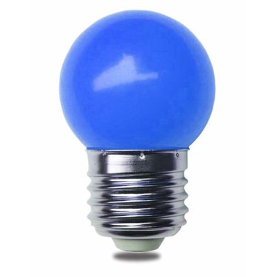 Lâmpada G45 Led 1w 220v E27 Azul