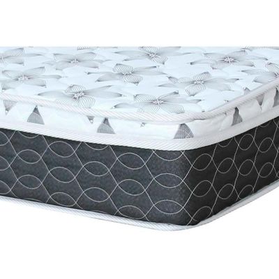 Cama Box Casal + Colchão Class Castor + Guarda Roupa Master Vip 8.4 Branco