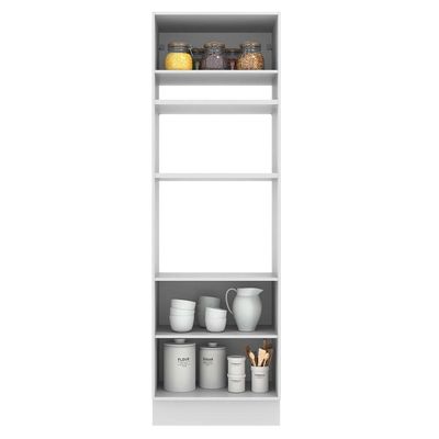 Torre Quente 70cm 3 Portas Madesa Branco/crema