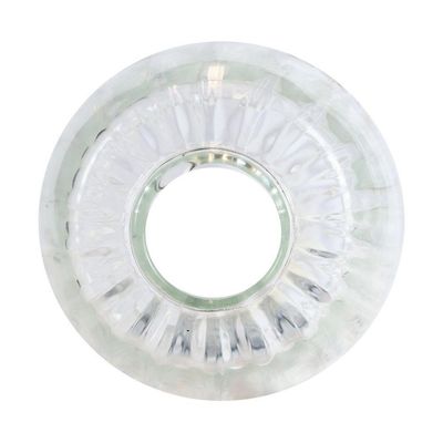 Lustre Pendente Taschibra Badih P Canelado E27 Transparente Bivolt Ouro