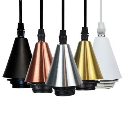 Lustre Pendente Taschibra Badih P Canelado E27 Transparente Bivolt Ouro