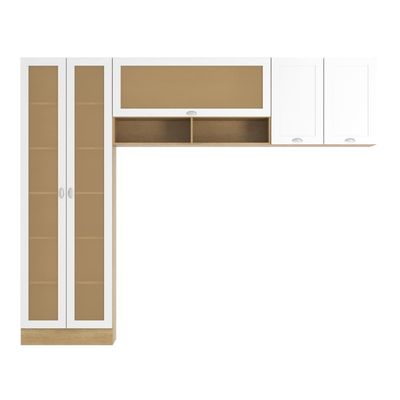 Armário De Cozinha Completo Ditália Denver 3 Pc Rv/br D8
