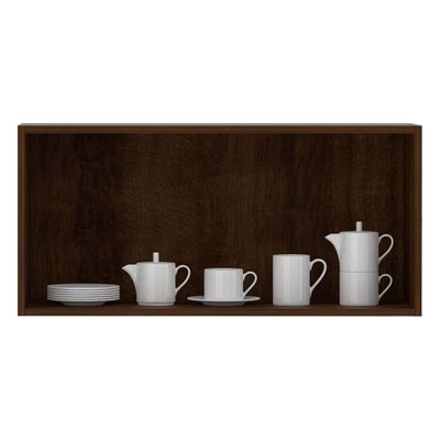 Armário Basculante Para Cozinha 80cm 1 Porta Safira Nogueira