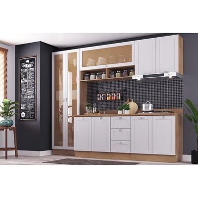 Armário De Cozinha Completo Ditália Denver 5 Pc Rv/br D10