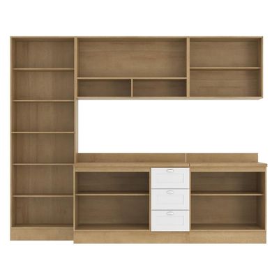 Armário De Cozinha Completo Ditália Denver 5 Pc Rv/br D10