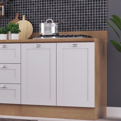 Armário De Cozinha Completo Ditália Denver 5 Pc Rv/br D10