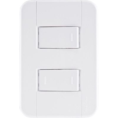 Conjunto 4x2 Com 1 Interruptor Simples 10 A 250 V E 1 Interruptor Paralelo 10 A 250 V Tab