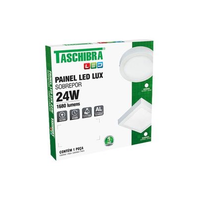 Painel Led 24w Redondo Sobrepor - Taschibra 4000k (neutra)