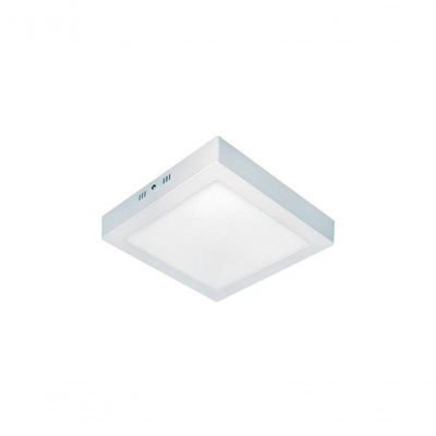 Painel De Led Quadrado Sobrepor 12w Bivolt Taschibra 3000k Luz Quente