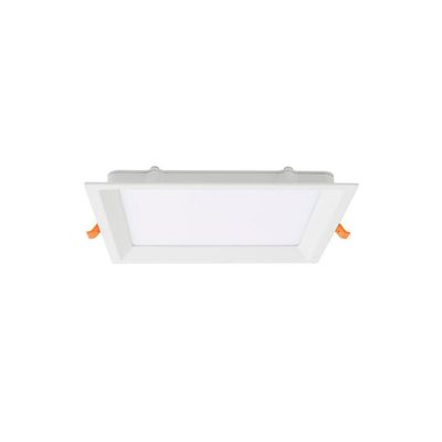 Painel De Led Quadrado Embutir Recuado 6w Bivolt Taschibra 6500k Luz Fria