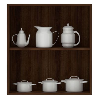 Armário Para Cozinha 70cm 2 Portas Safira Nogueira
