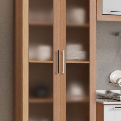 Armário De Cozinha Ditália Aspen 5 Peças Carvalho/branco A10