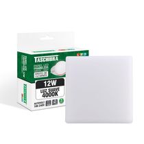 Painel De Led Taschibra Frameless Quadrado Embutir 12w Bivolt