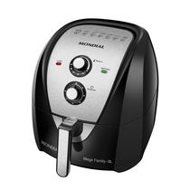 16941841620398 Fritadeira Elétrica Air Fryer Mondial AFN-80-BI 8L Preta - 220V