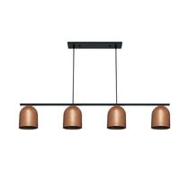 Lustre Pendente Taschibra Folk Metal E27 Bivolt Cobre