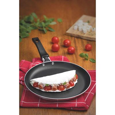Panquequeira Profissional Alumínio Acabamento Lixado Revestimento Antiaderente Starflon 22 Cm 0,6 L
